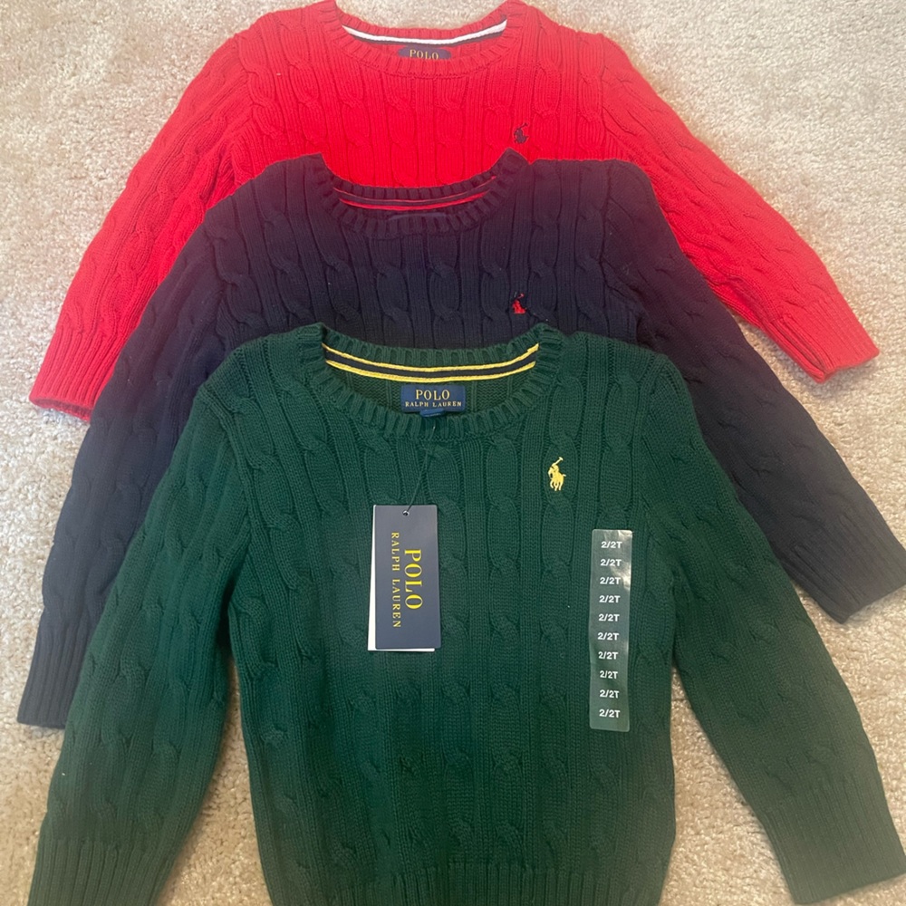 Ralph Lauren toddler sweaters